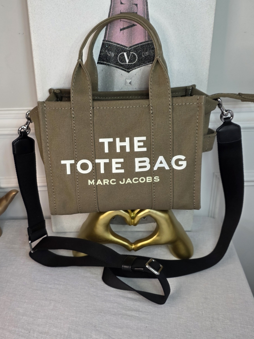 Marc Jacobs The Tote Bag - Olive Green Canvas Tote